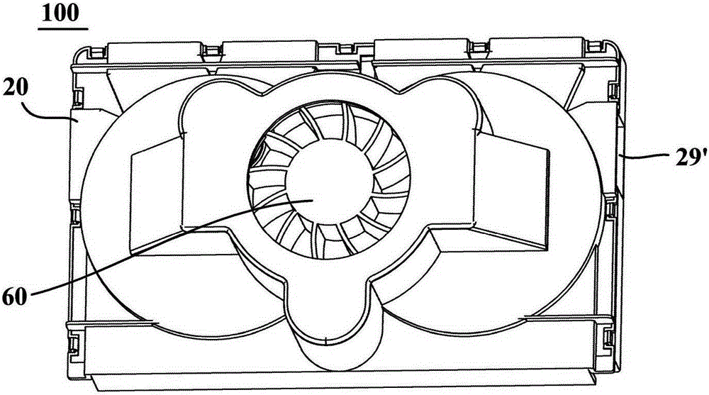 Branching air-supplying device and refrigerator containing same