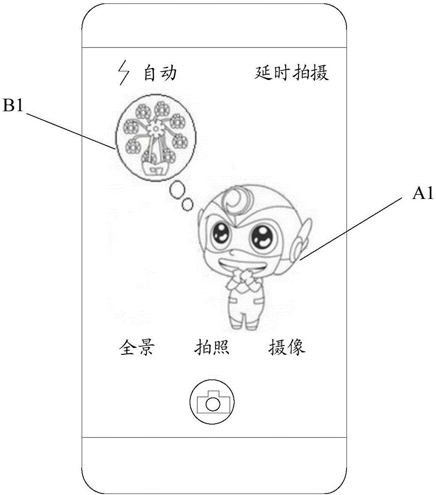 Shooting method and device based on augmented reality and mobile terminal