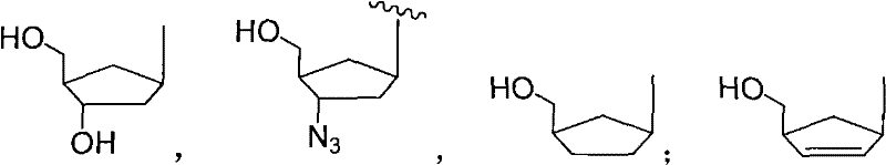 5-formacylpyrimidine carbocyclic nucleoside and preparation method thereof