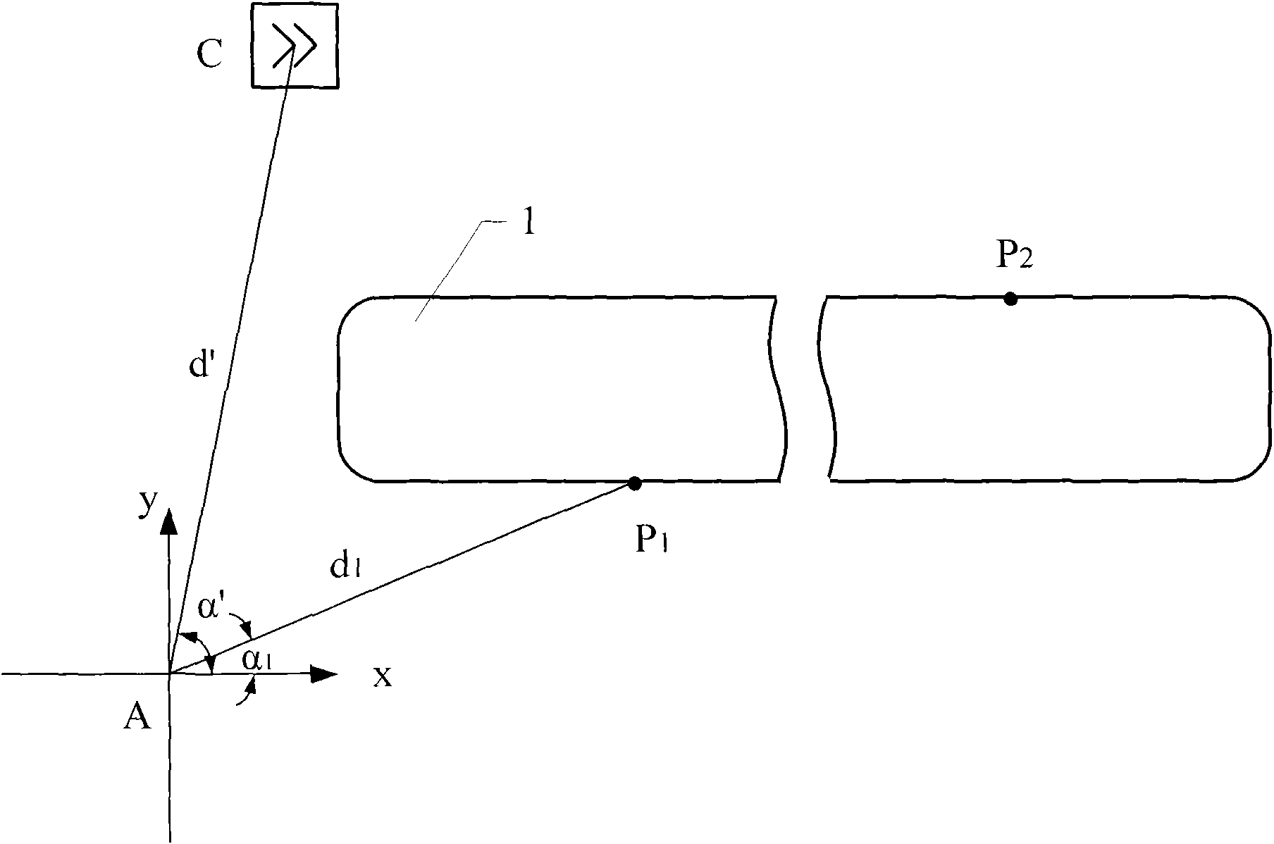 Multisurface measuring method of double station cooperative type large structural part