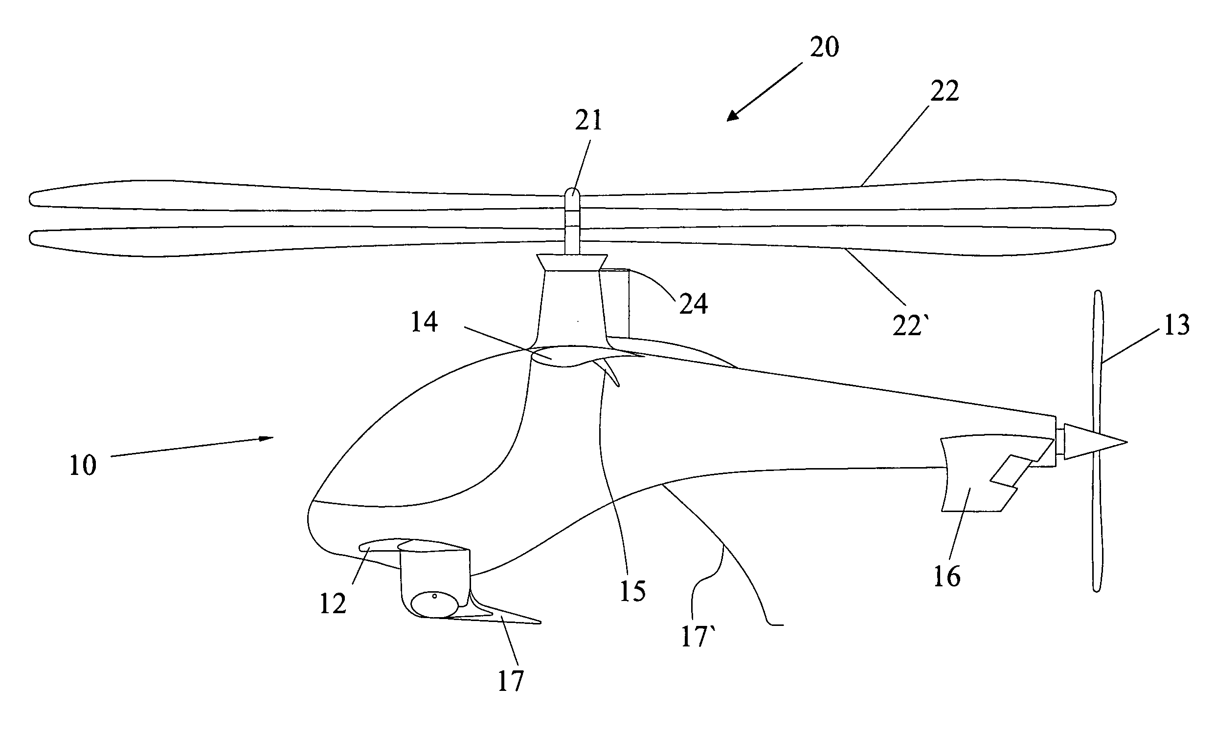 High-speed aircraft with vertical lift and self-revolving ability