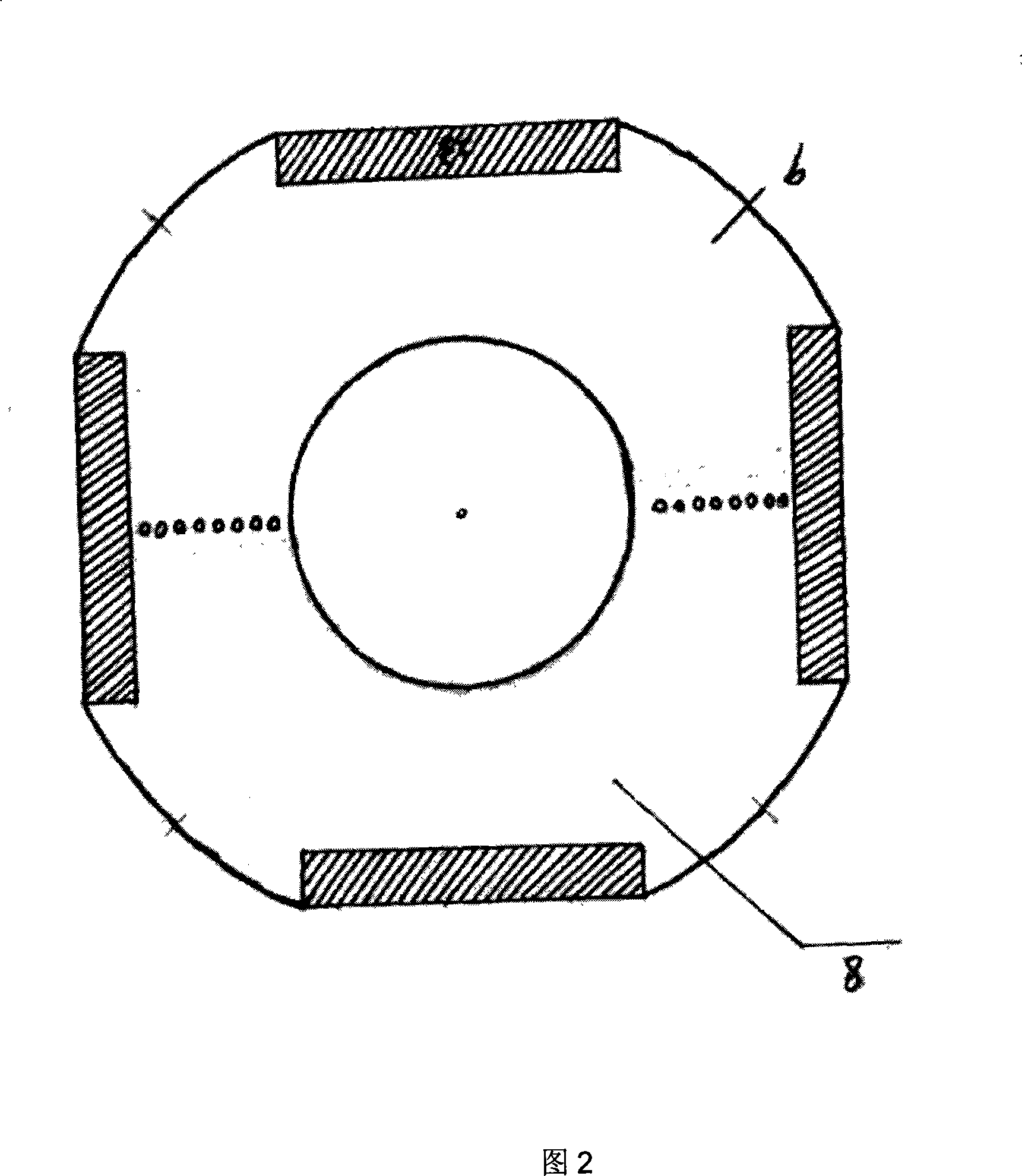 Fixed bed inhomogeneous three dimensional electrode photo electrocatalysis reactor