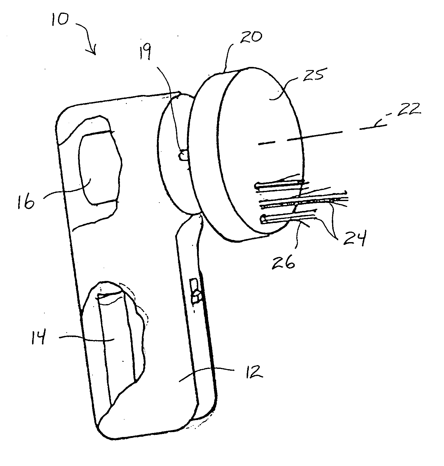 Spinning fiber optic novelty device and its associated method of manufacture