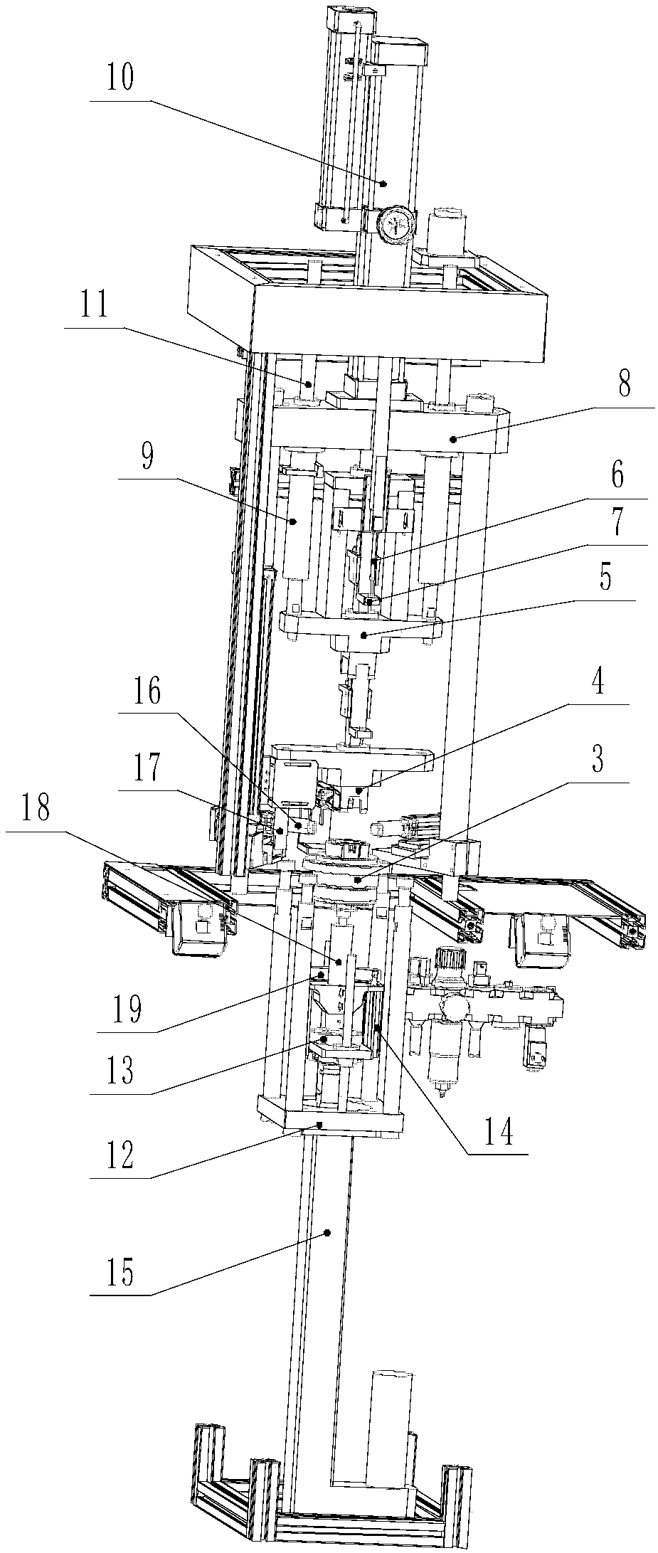 A rotor gap adjustment device for an automobile cooling fan motor