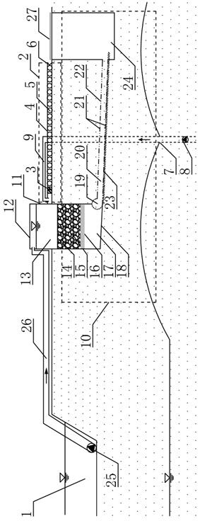 Coupling system of surface water-saving irrigation and low-pressure underground pipe network recharge and supplementary mining in over-exploitation area