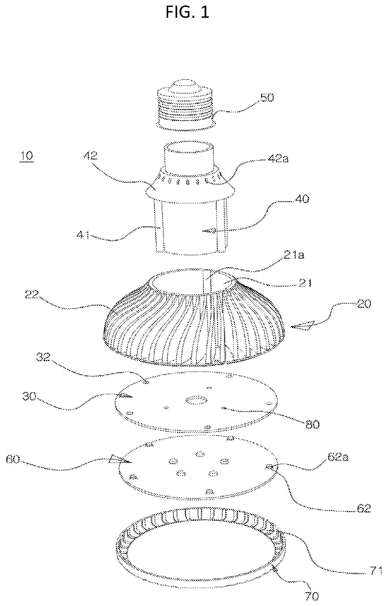 LED lighting lamp with enhanced heat dissipation function