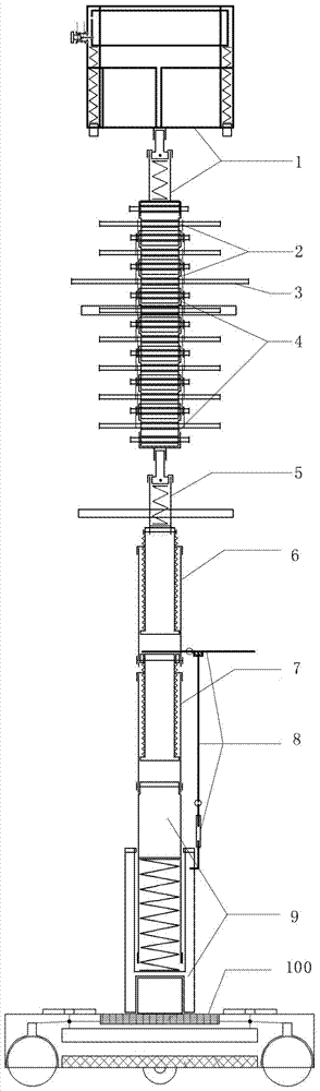 Supporting and moving system for radiation-protecting lead garment