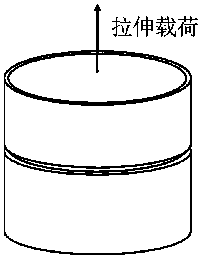 Spaceflight linear separation ring structural strength measurement method based on electrical logging technology