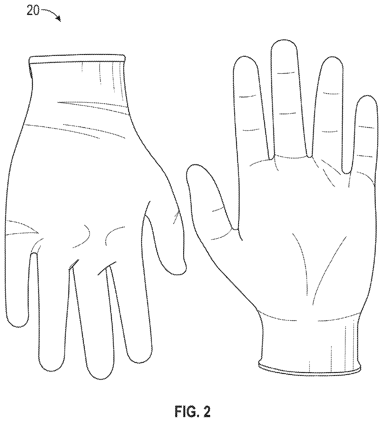 Protective Gloves with Improved Fingertip Fitment and Methods and Mold-Forms for Manufacturing Such Gloves