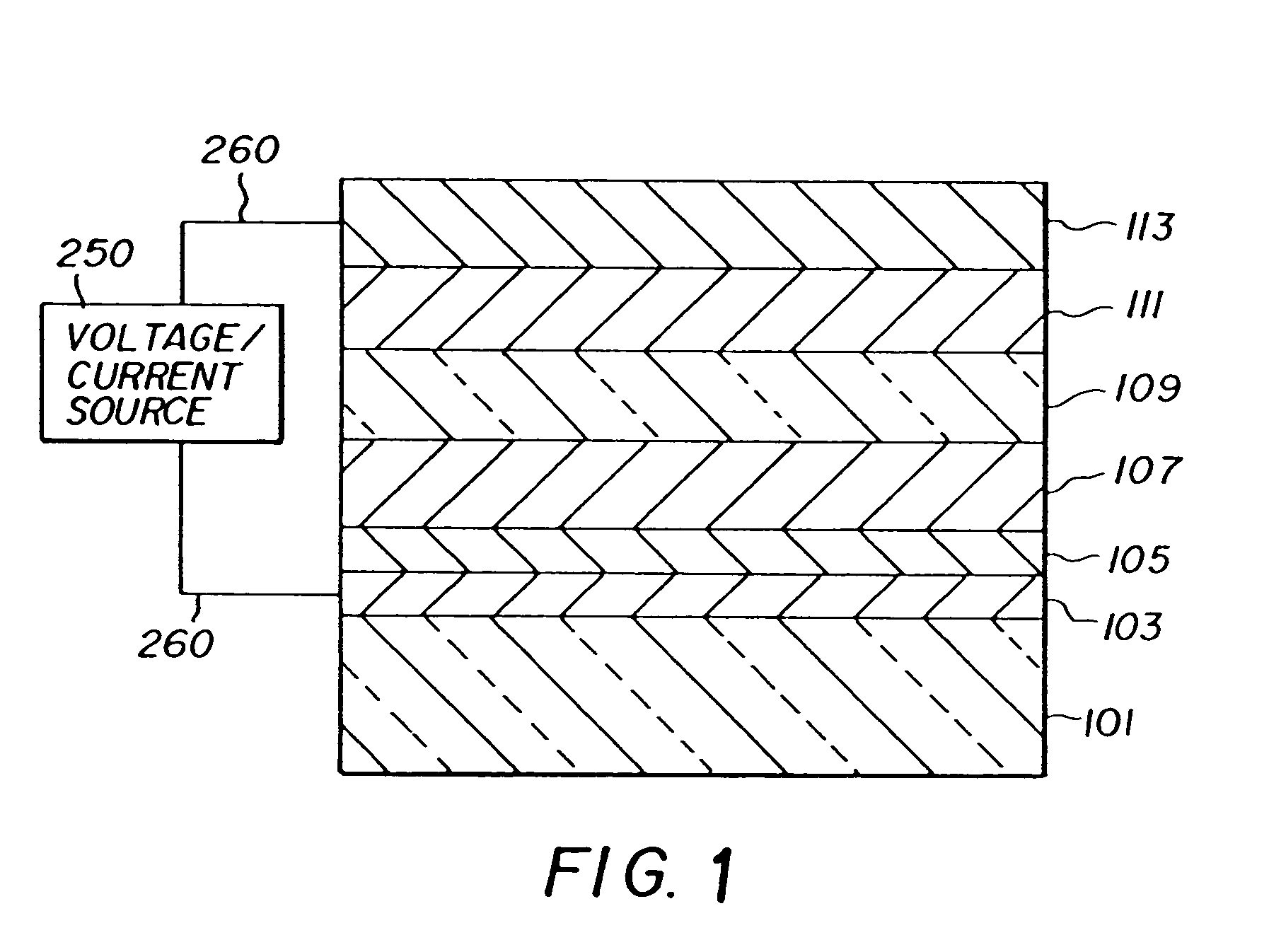 OLED device with asymmetric host