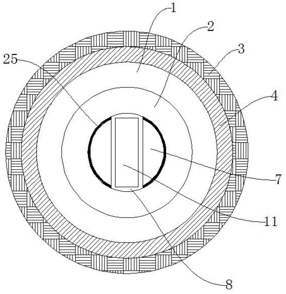 High-pressure oil pipe with anti-explosion function