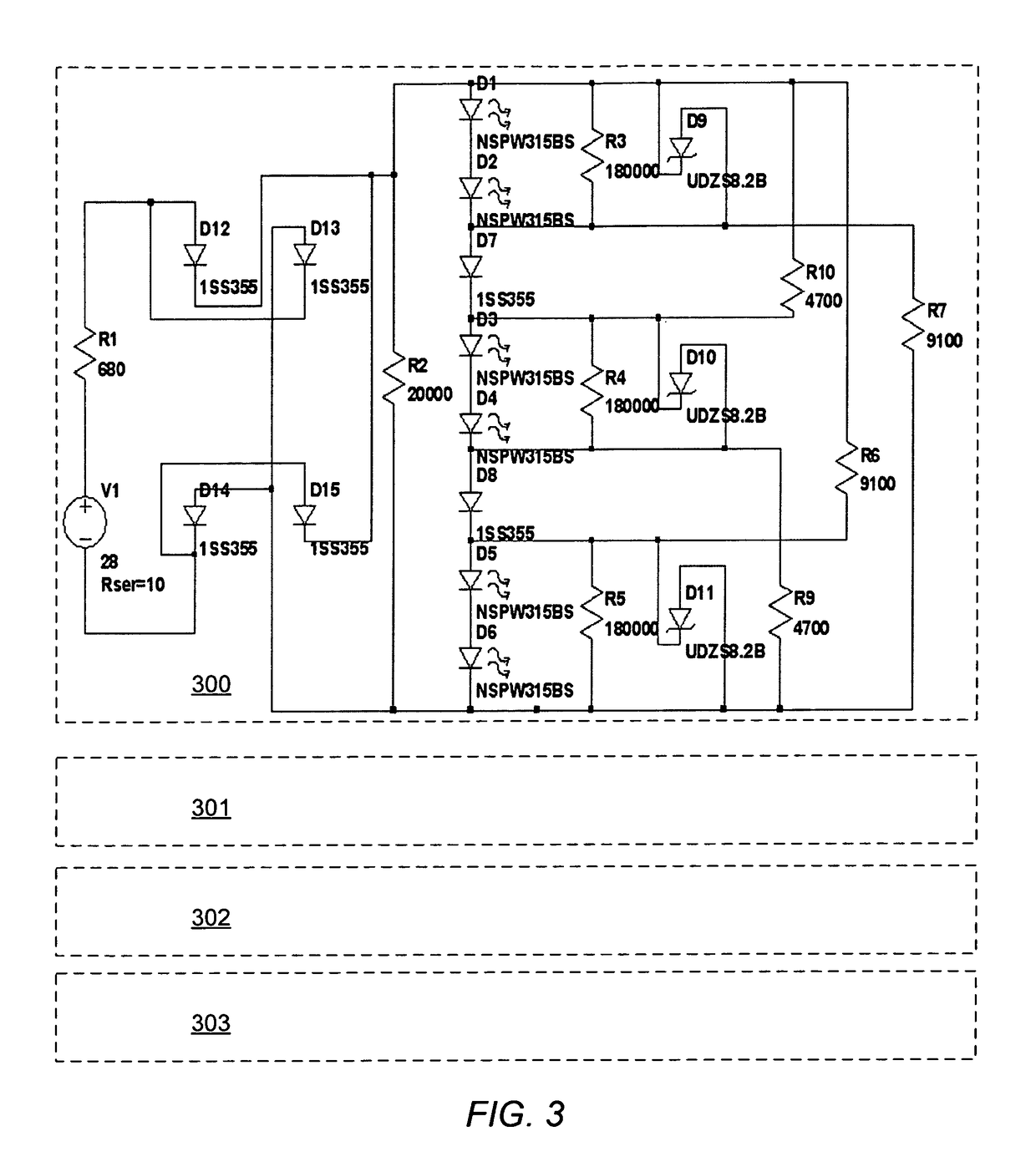 Enhanced trim resolution voltage-controlled dimming LED driving circuit