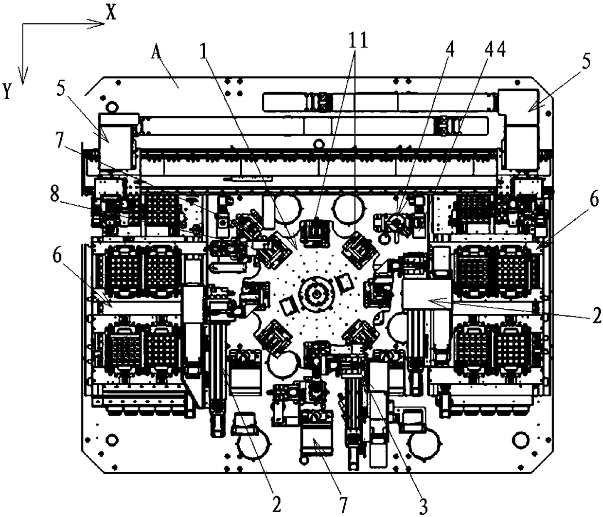 Screw locking device for module circuit board