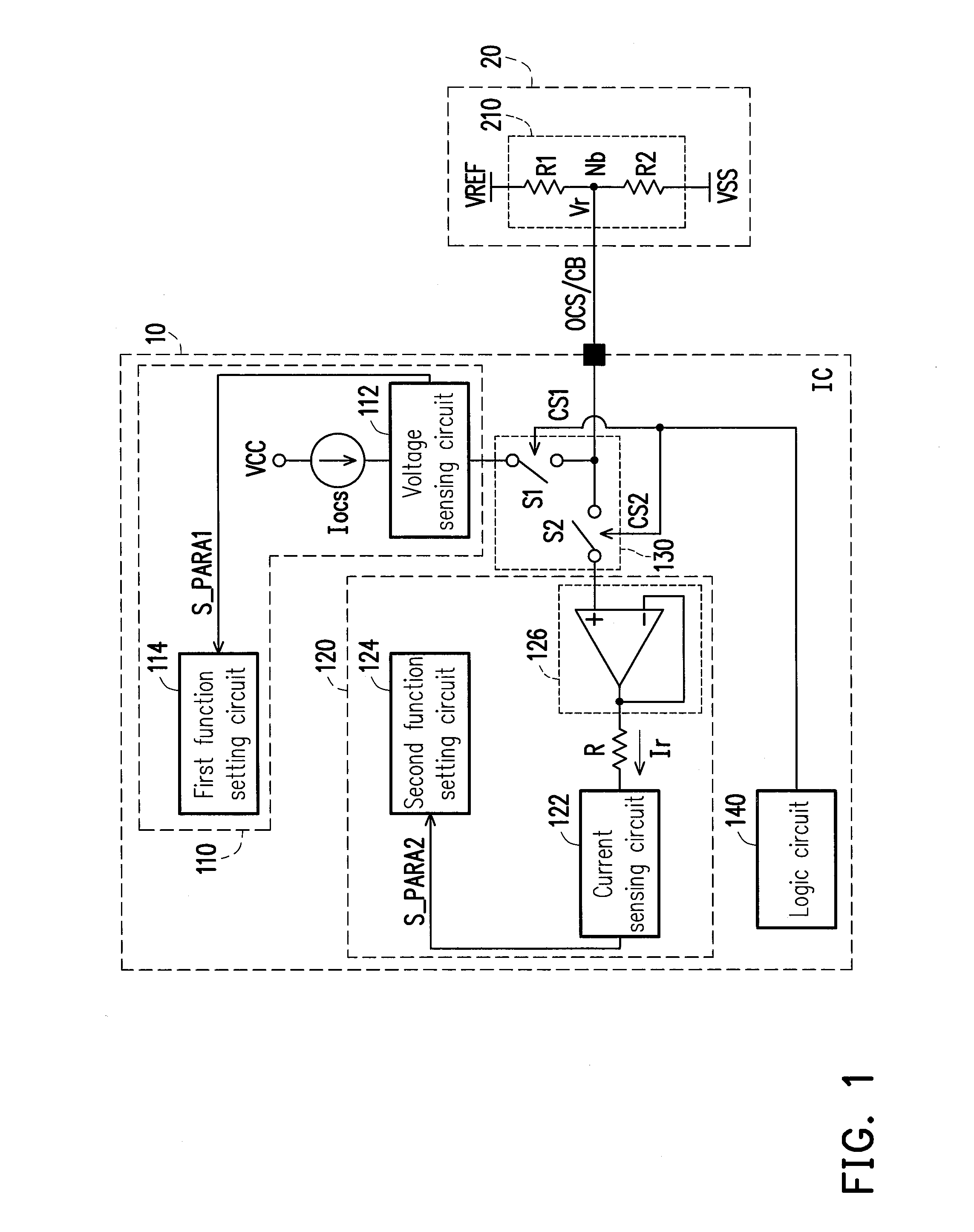 Integrated circuit with multi-functional parameter setting and multi-functional parameter setting method thereof