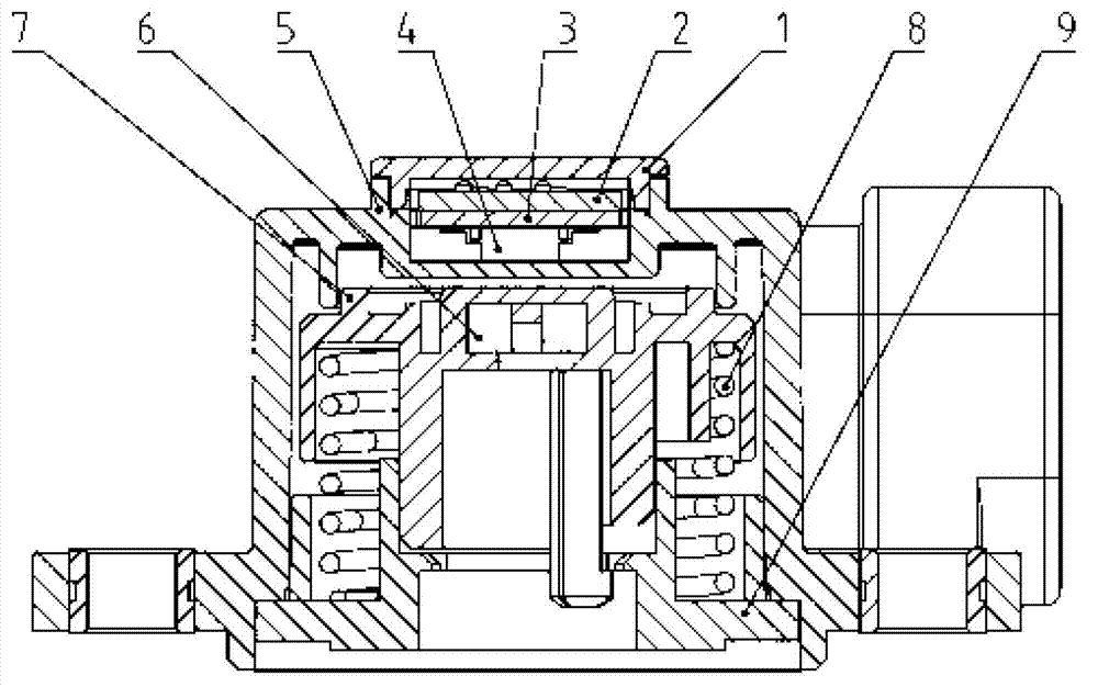 High-precision non-contact type automobile gear sensor