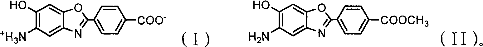 5-Amide-6-hydroxy-2-(4-carboxylphenyl)benzoxazole salt synthesis method