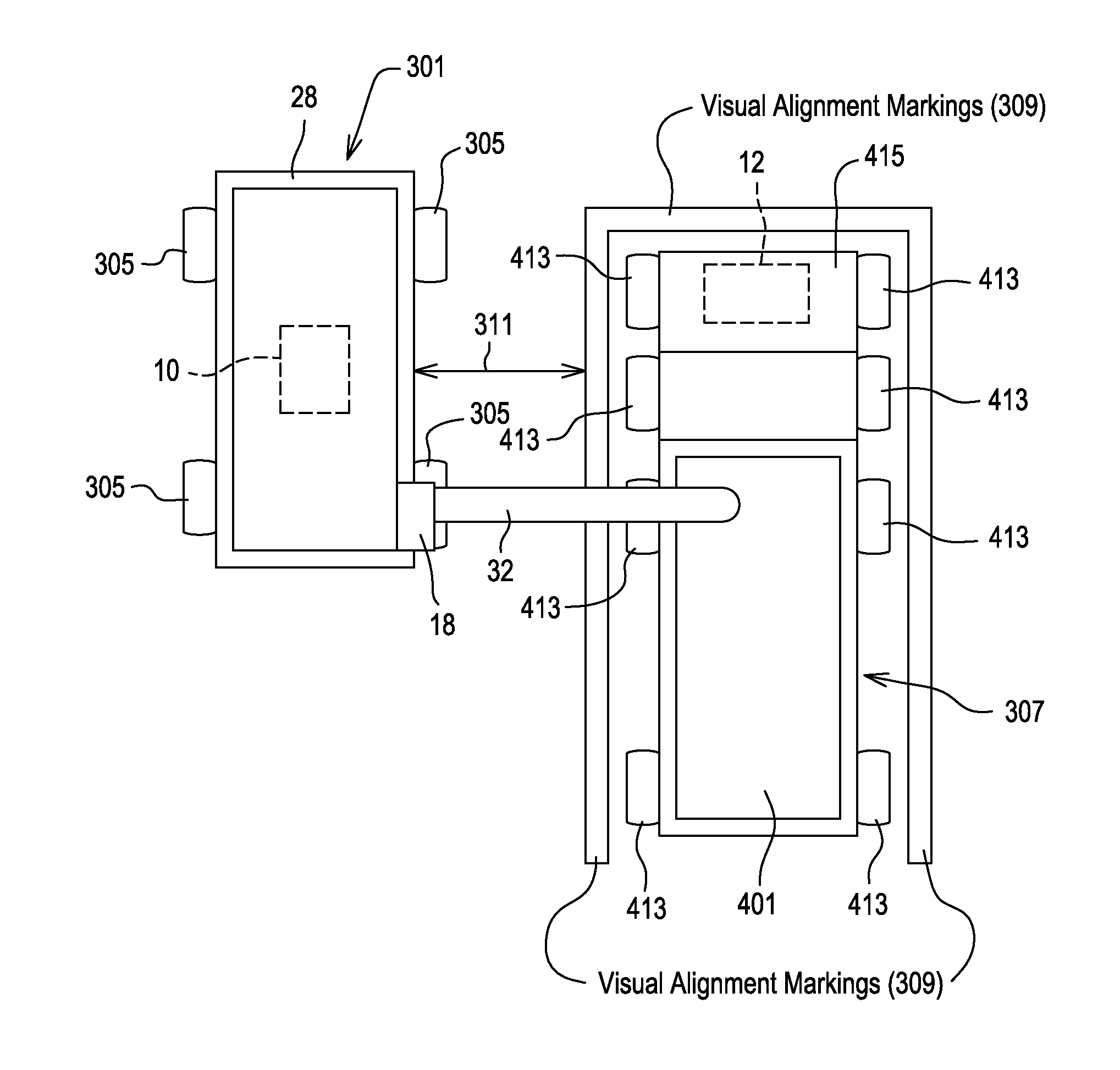 System for automated unloading of an agricultural material