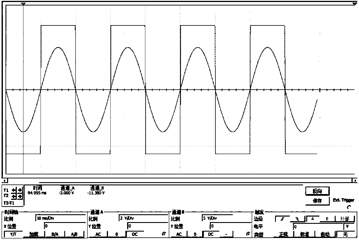 Universal voltage input power frequency signal frequency measurement system