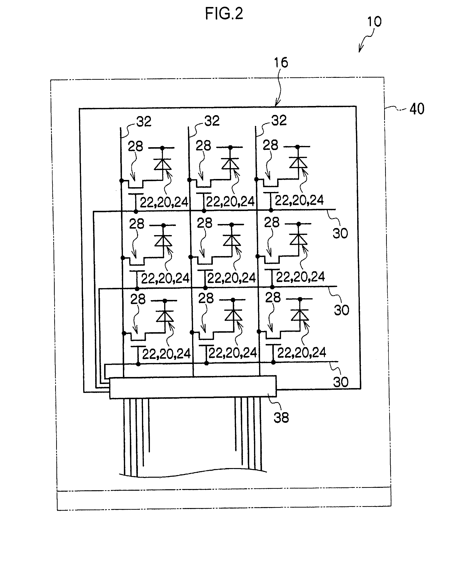 Radiation image detection apparatus and manufacturing method of the same