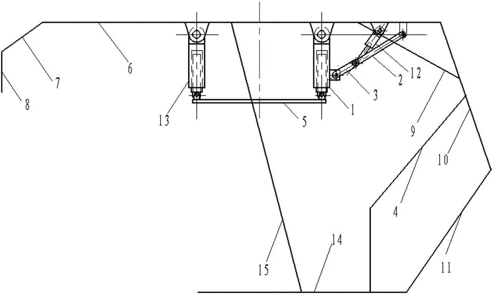 Overhaul device for top beam of hydraulic support with large mining height and application thereof