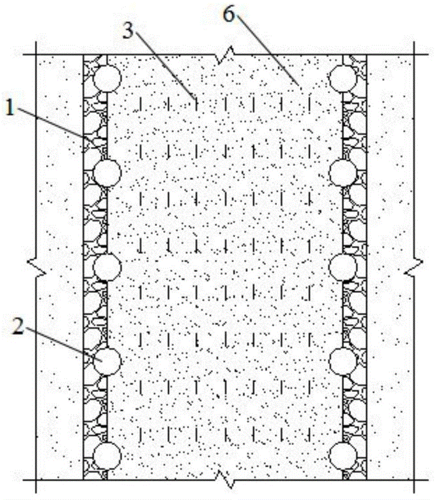 Curtain bonding and prepressing drainage structure of banded subgrade and construction method of curtain bonding and prepressing drainage structure