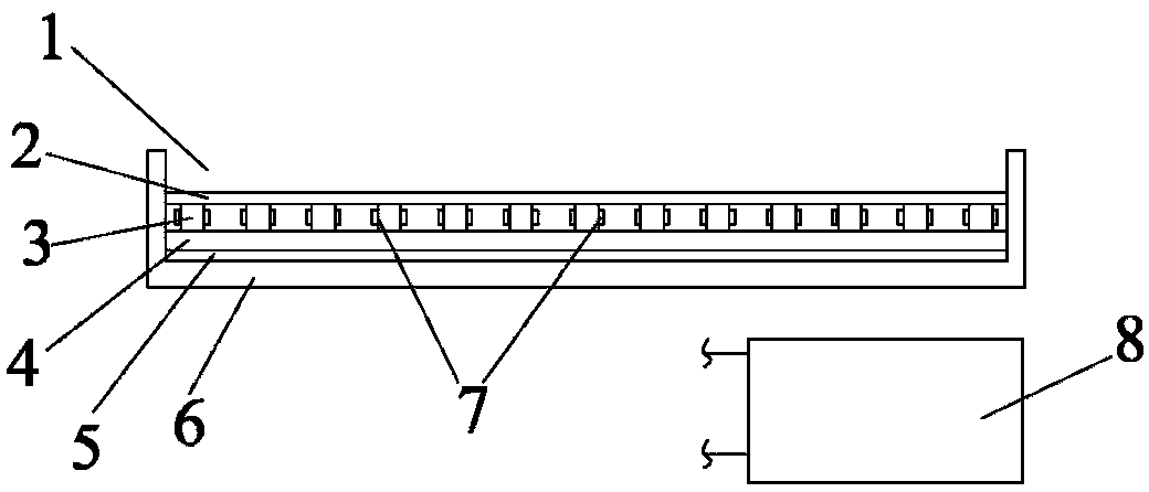 An electromagnetic induction heating plate with uniform surface temperature