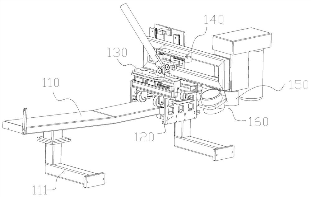 A wind power blade root skin cutting device