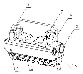 Automatic fire control trajectory regulation platform adopting laser for auxiliary lighting