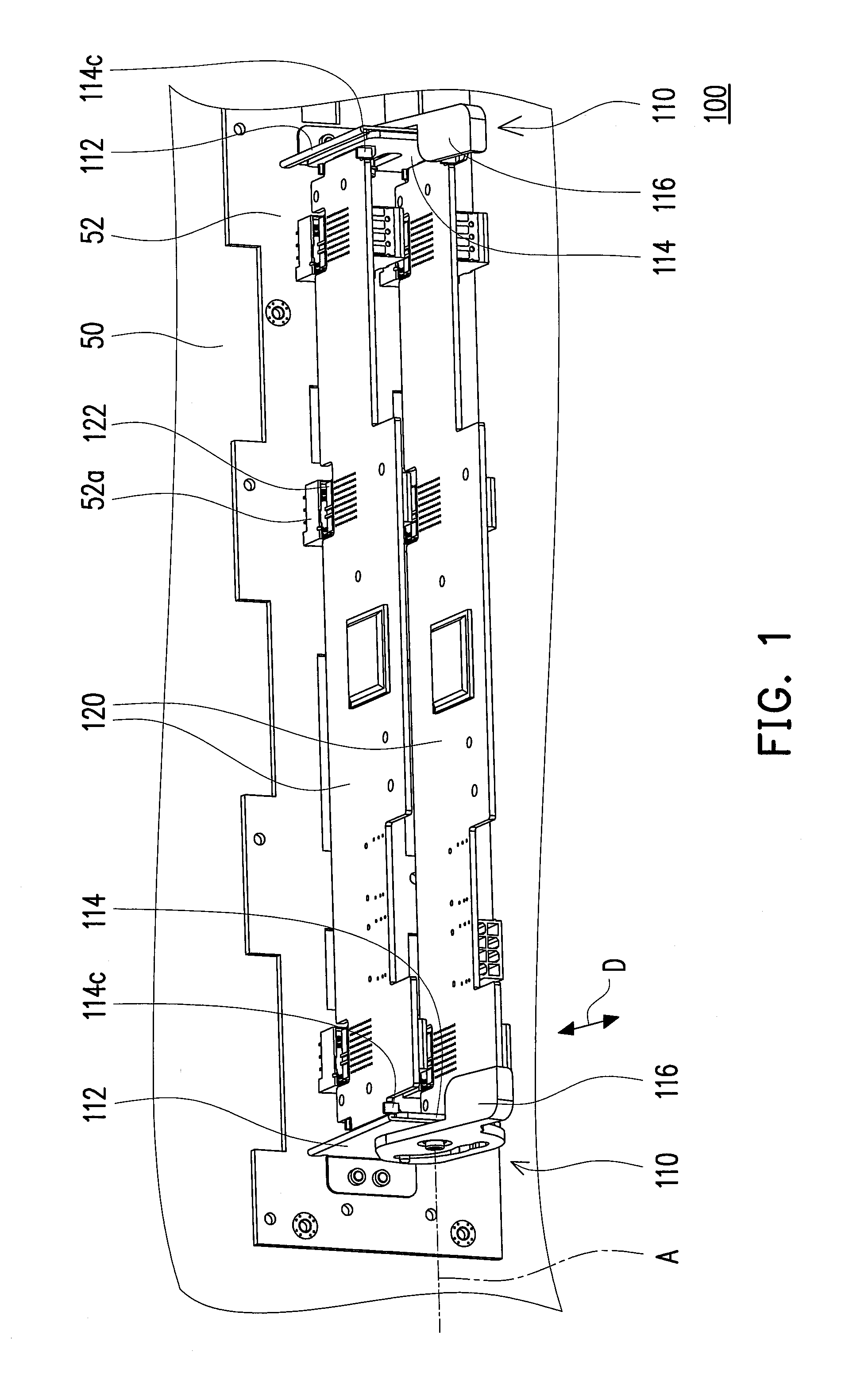 Expansion card module and expansion card fixing structure