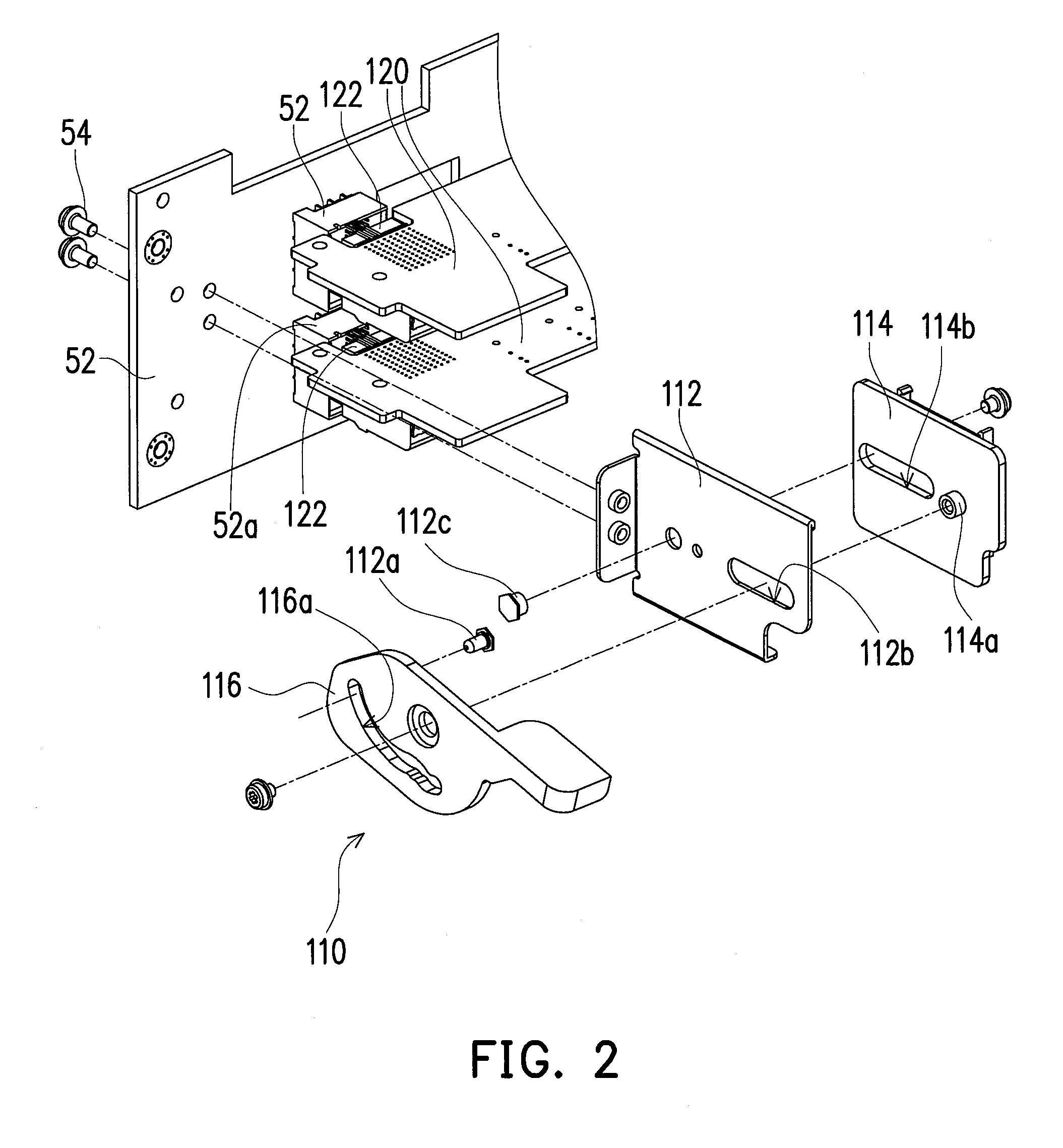 Expansion card module and expansion card fixing structure