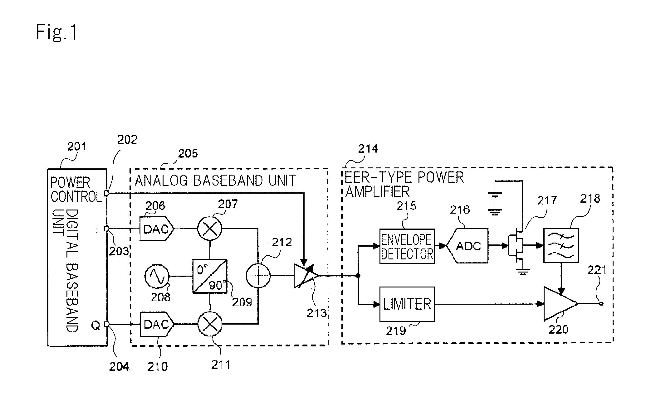 Power amplifier and radio wave transmitter having the same