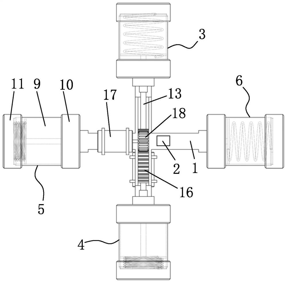 Posture control and floating and diving adjustment device for underwater robot