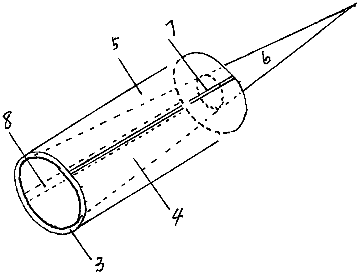 Technology for pressing seal line surrounding plastic strip for jujube tree girdling