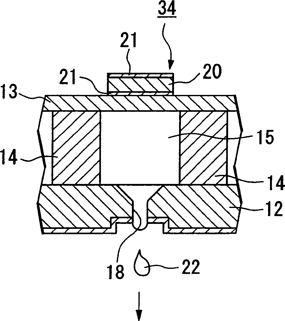 Liquid spurting method, its spurting device and electronic instrument thereof