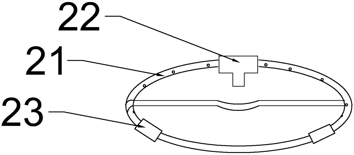 Irrigation method of fertilizer application irrigation apparatus for tree-based planting of Dendrobium officinale Kimura et Migo