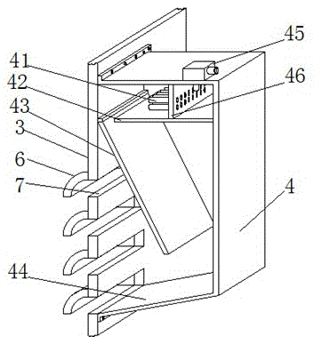 Power distribution cabinet with good dustproof ventilation performance