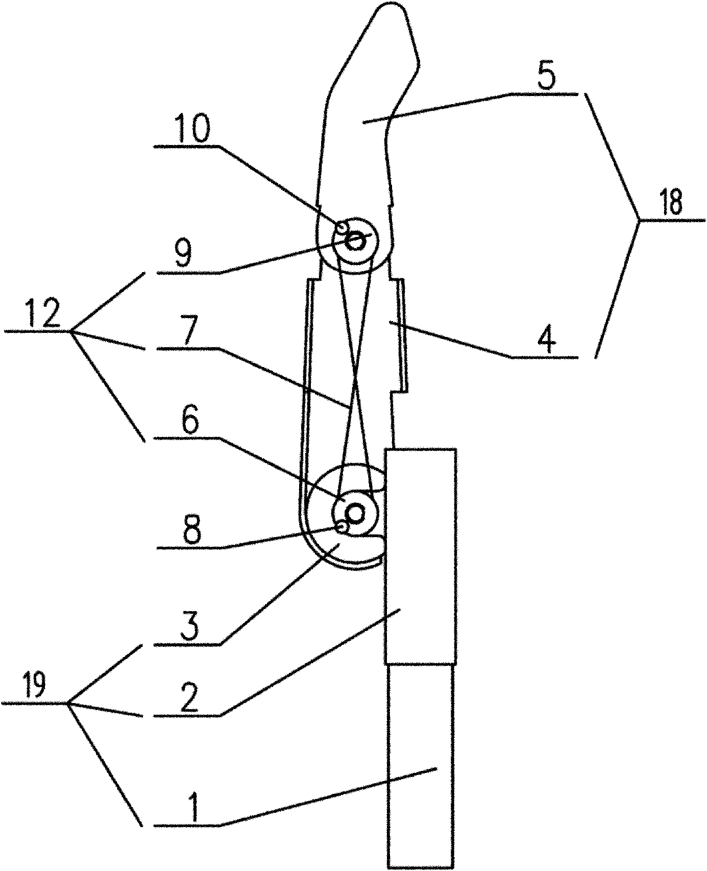 Artificial finger driving structure