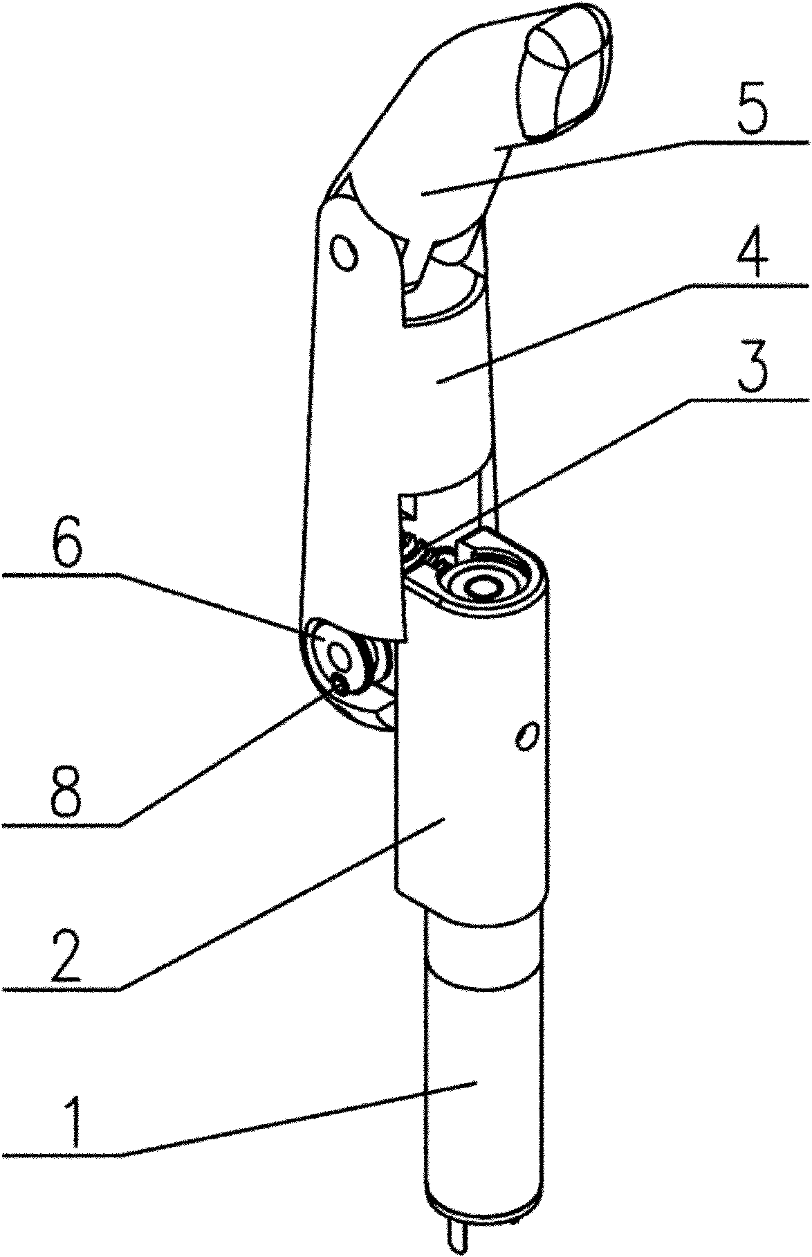 Artificial finger driving structure