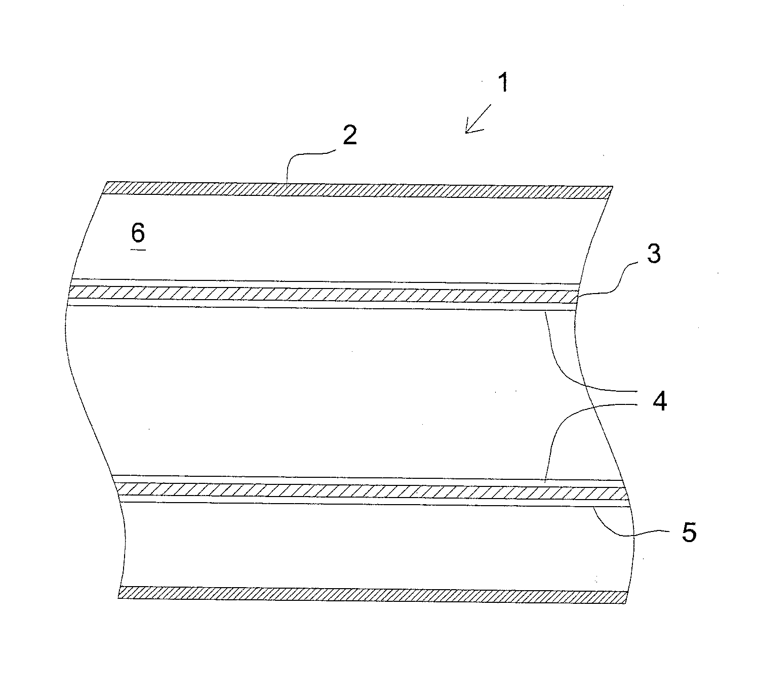 Tubular radiation absorbing device for a solar power plant with reduced heat losses