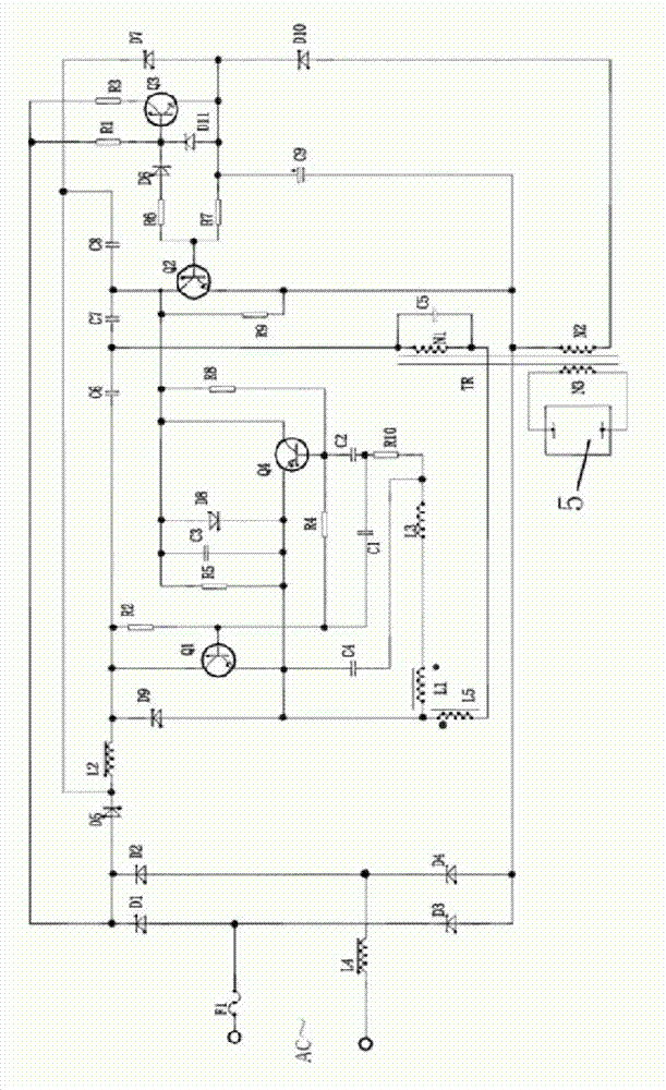 Cold-cathode fluorescence lamp capable of regulating luminance