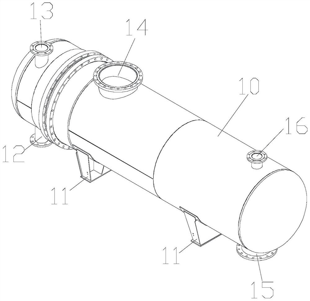 VOC condensation heat exchanger