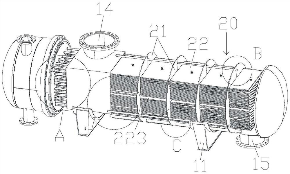 VOC condensation heat exchanger