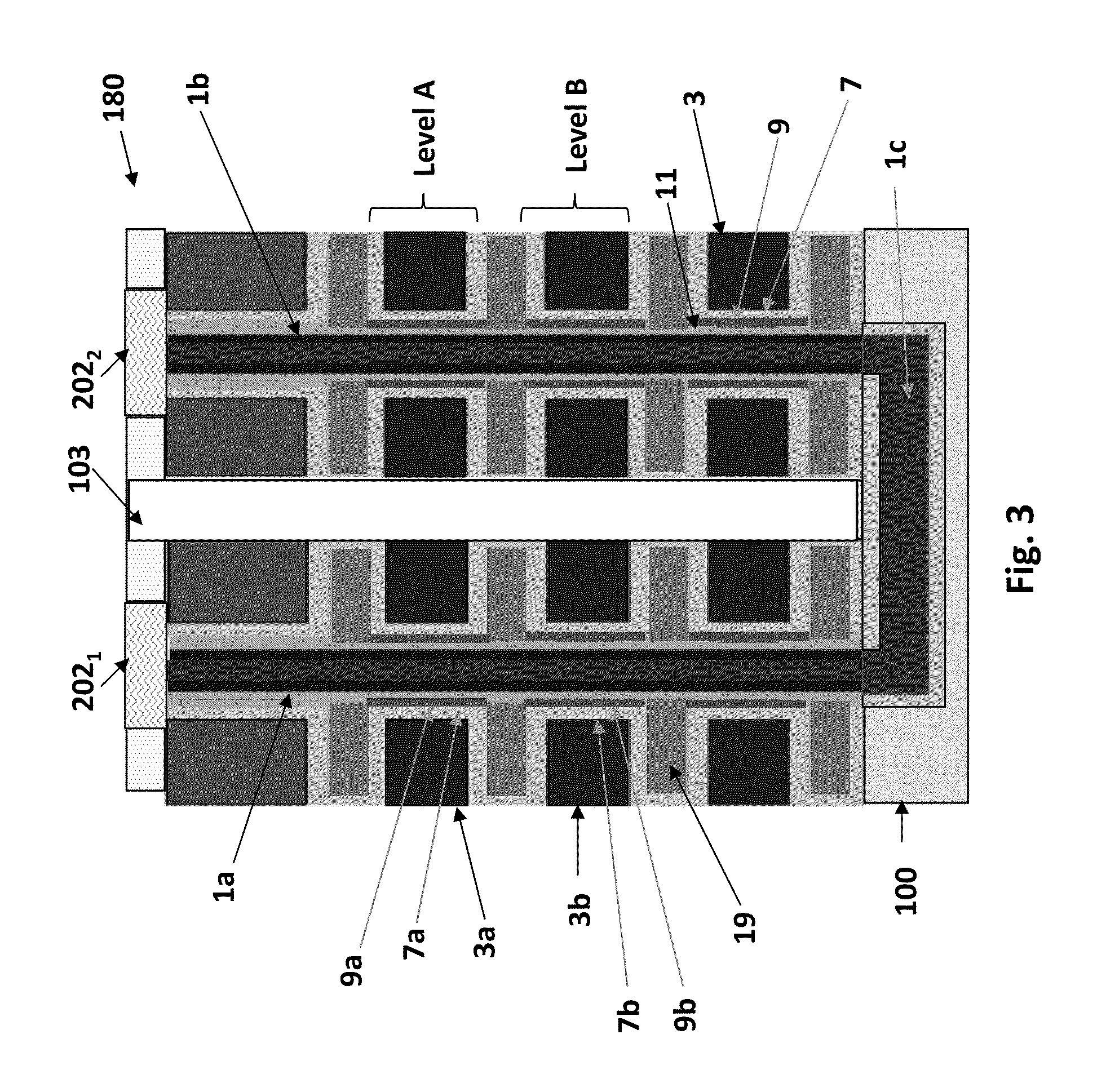 Three dimensional NAND device with semiconductor, metal or silicide floating gates and method of making thereof