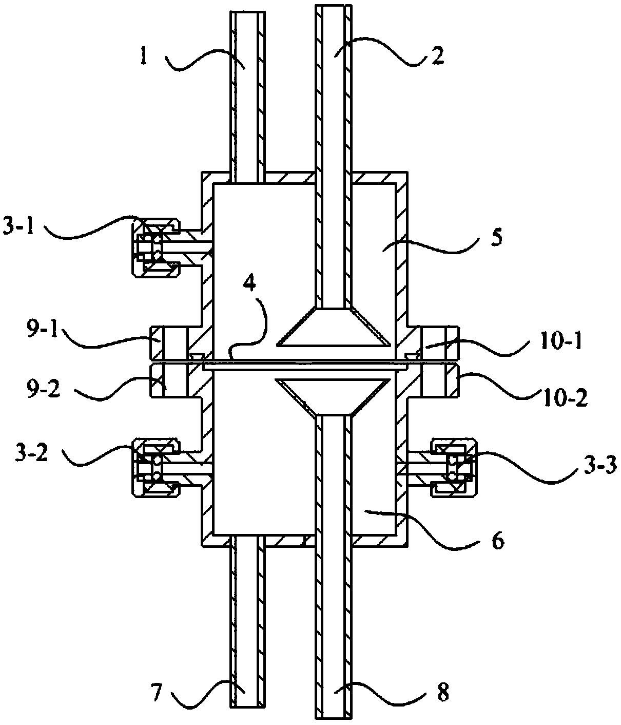 Reactor for gas-solid phase electrocatalytic reaction and method for eliminating vocs thereof