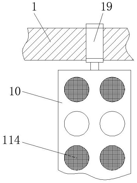 Screening device with visual detection function