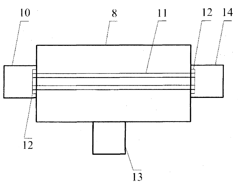Device for treating ship ballast water with coal-based carbon film and method