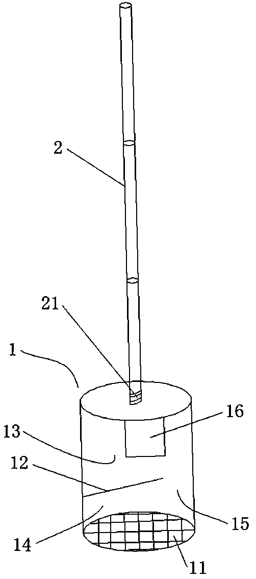 Ping-pong ball picking device and a storage barrel thereof
