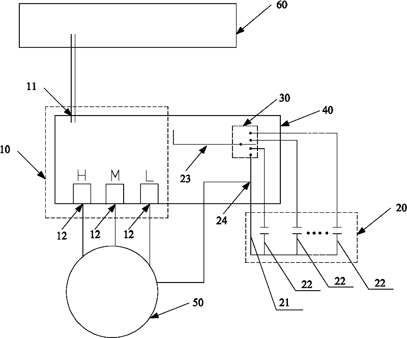 Air conditioner, alternating current motor and speed adjusting device thereof
