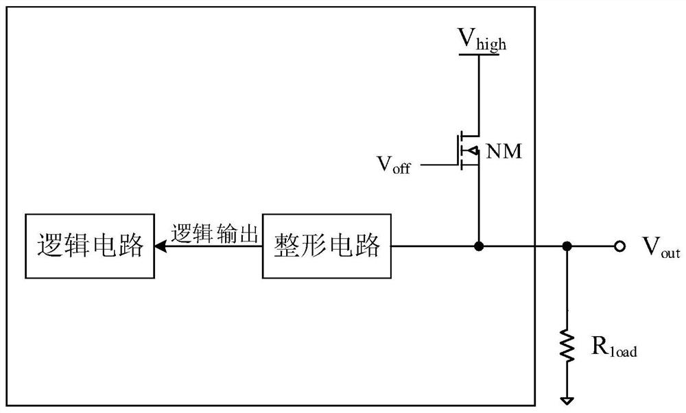 An off-state load disconnection detection circuit