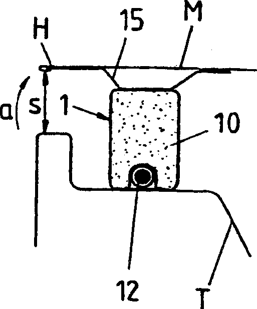 System for deviating part of the external panelling of a motor vehicle